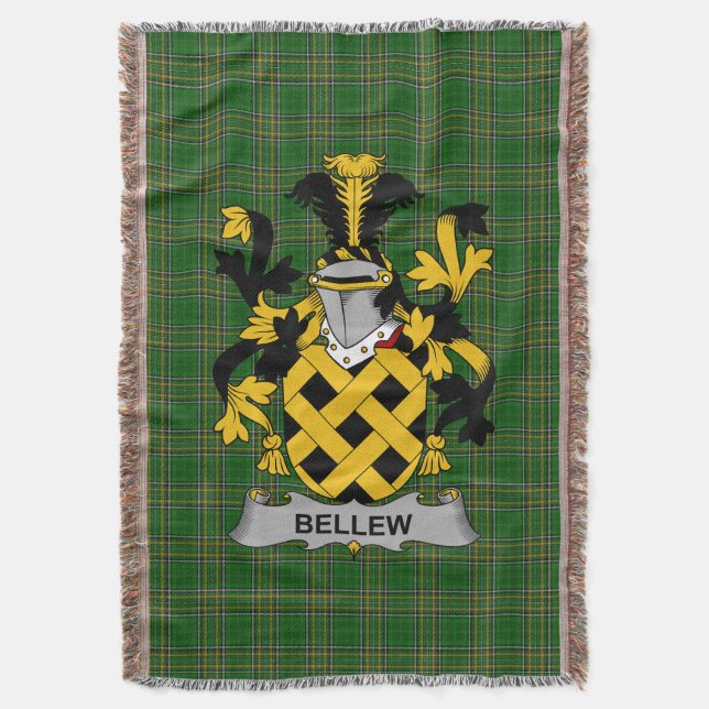 Couverture Armoiries irlandaises de Bellew Family Crest Irlan (devant Vertical)