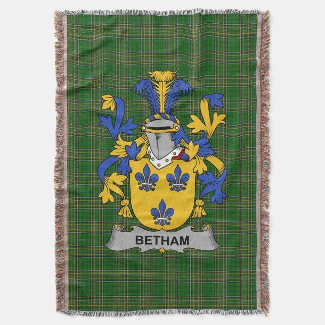 Couverture Armoiries irlandaises de Betham Family Crest Irlan (devant Vertical)
