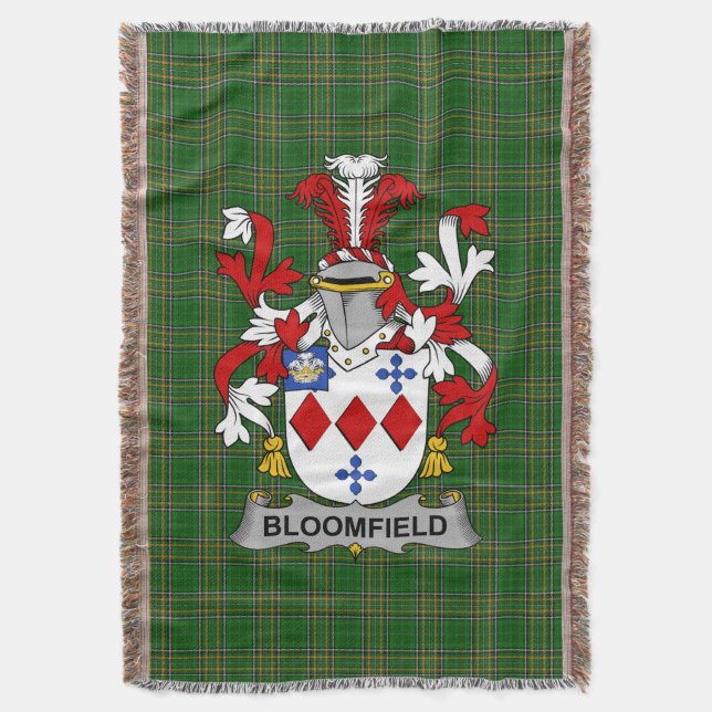 Couverture Armoiries irlandaises de Bloomfield Family Crest I (devant Vertical)