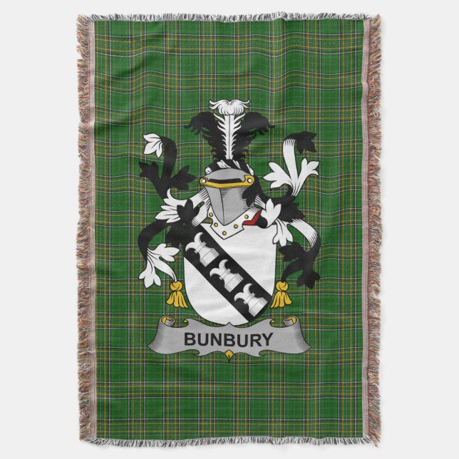 Couverture Armoiries irlandaises de Bunbury Famille Crest Irl (devant Vertical)