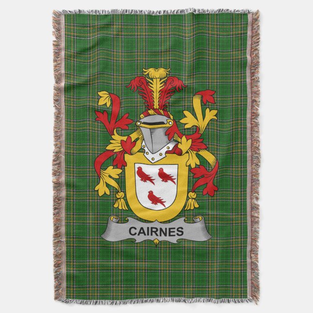 Couverture Armoiries irlandaises de Cairnes Family Crest Irla (devant Vertical)
