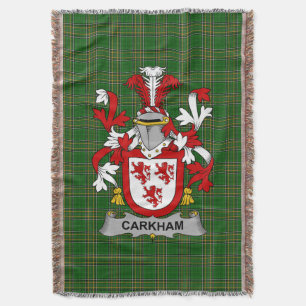 Couverture Armoiries irlandaises de Carkham Family Crest Irla
