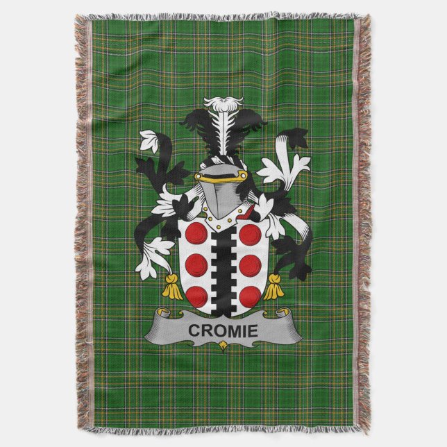 Couverture Armoiries irlandaises de Cromie Famille Crest Irla (devant Vertical)