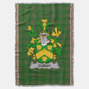 Couverture Armoiries irlandaises de Curdy ou McCurdy Family C