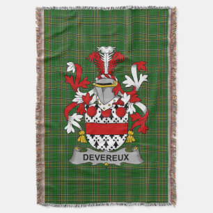 Couverture Armoiries irlandaises de Devereux Family Crest Irl