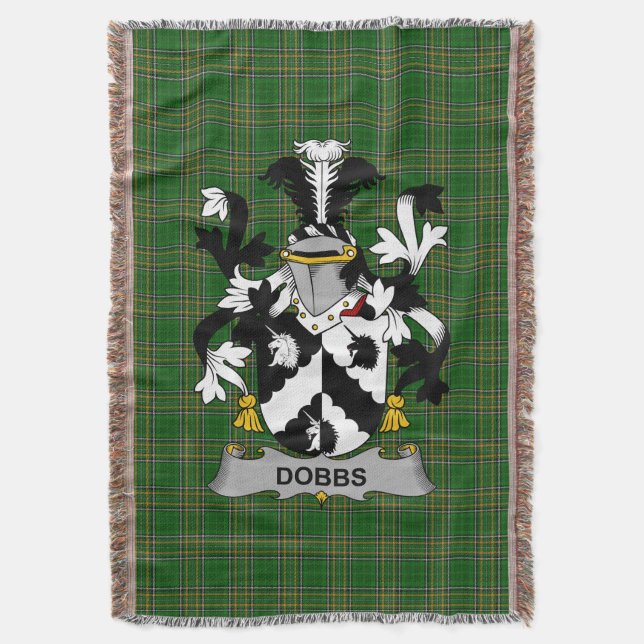 Couverture Armoiries irlandaises de Dobbs Family Crest Irland (devant Vertical)