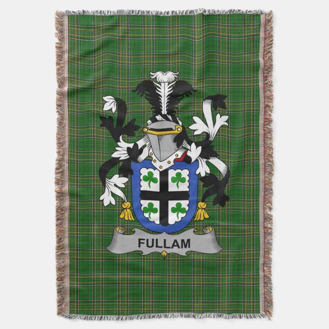Couverture Armoiries irlandaises de Fullam Family Crest Irlan (devant Vertical)