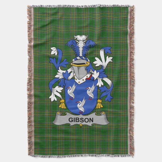 Couverture Armoiries irlandaises de Gibson Family Crest Irlan (devant Vertical)