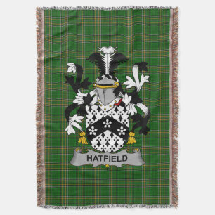 Couverture Armoiries irlandaises de Hatfield Family Crest Irl