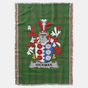 Couverture Armoiries irlandaises de Hickman Family Crest Irla
