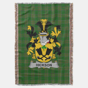 Couverture Armoiries irlandaises de Hickson Family Crest Irla