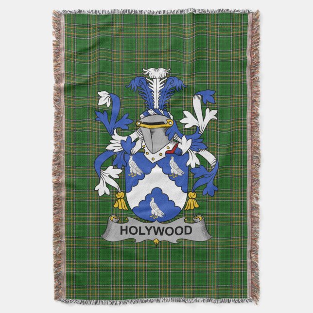 Couverture Armoiries irlandaises de Holywood Famille Crest Ir (devant Vertical)