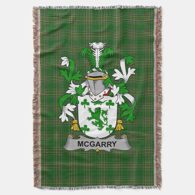 Couverture Armoiries irlandaises de McGarry ou de Garry Crest (devant Vertical)