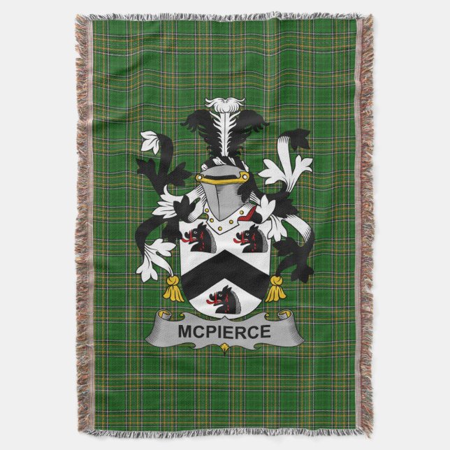 Couverture Armoiries irlandaises de McPierce ou de Pierce Cre (devant Vertical)