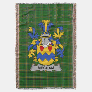 Couverture Armoiries irlandaises de Mecham Family Crest Irlan