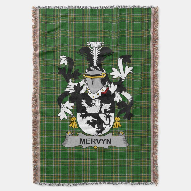 Couverture Armoiries irlandaises de Mervyn Family Crest Irlan (devant Vertical)