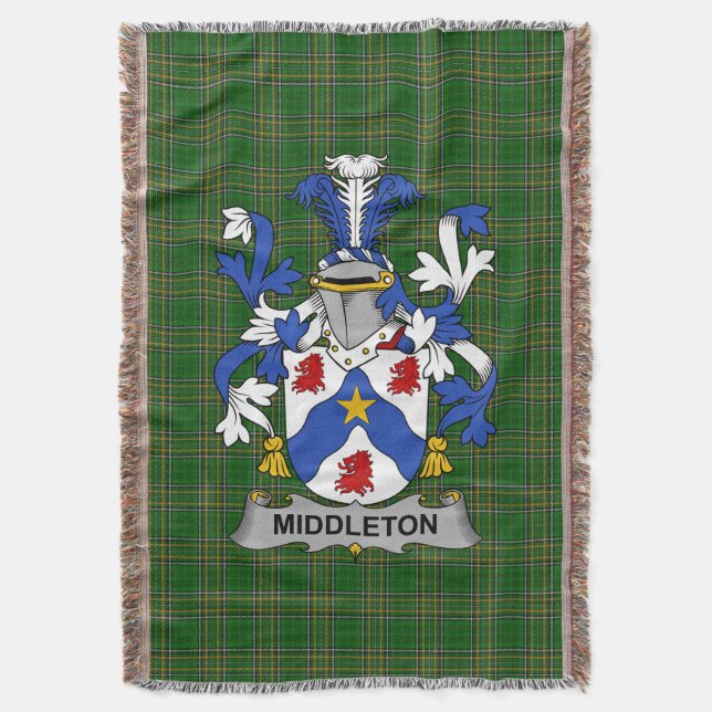 Couverture Armoiries irlandaises de Middleton Family Crest Ir (devant Vertical)