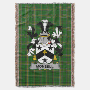 Couverture Armoiries irlandaises de Monsell Family Crest Irla
