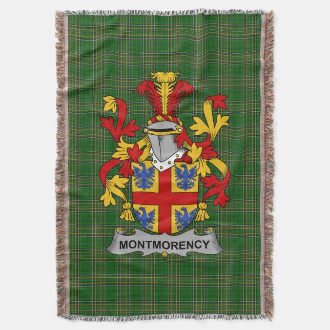 Couverture Armoiries irlandaises de Montmorency Famille Crest (devant Vertical)