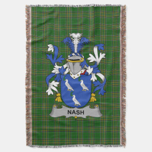 Couverture Armoiries irlandaises de Nash ou Naish Family Cres
