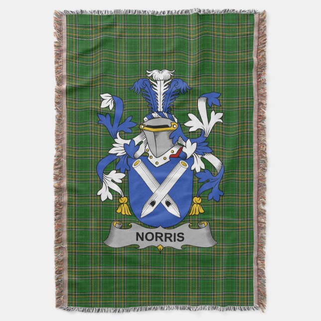 Couverture Armoiries irlandaises de Norris Famille Crest Irla (devant Vertical)