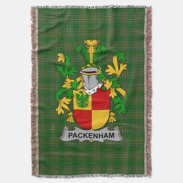 Couverture Armoiries irlandaises de Packenham Family Crest Ir (devant Vertical)