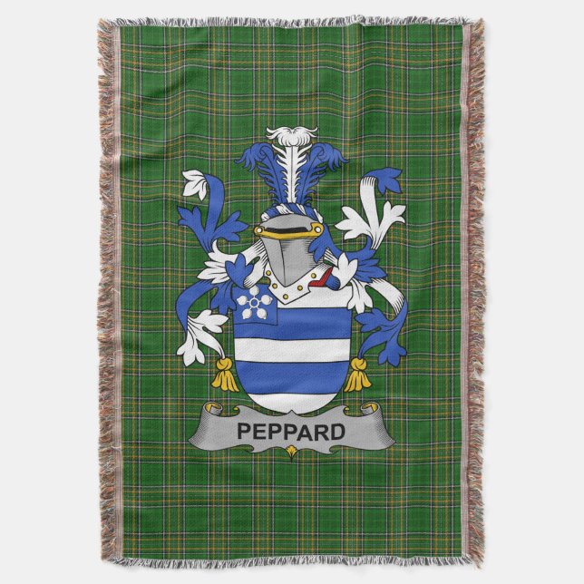 Couverture Armoiries irlandaises de Peppard Crest de famille  (devant Vertical)