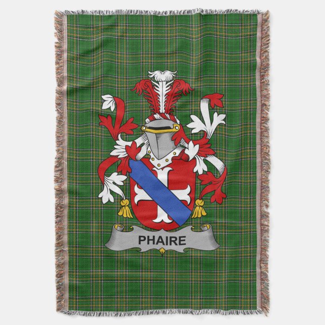 Couverture Armoiries irlandaises de Phaire Family Crest Irlan (devant Vertical)