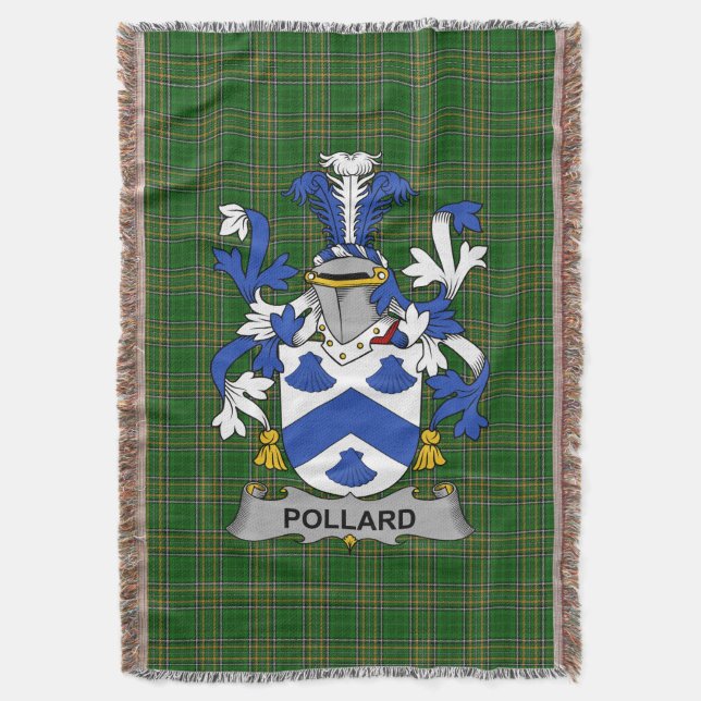 Couverture Armoiries irlandaises de Pollard Family Crest Irla (devant Vertical)