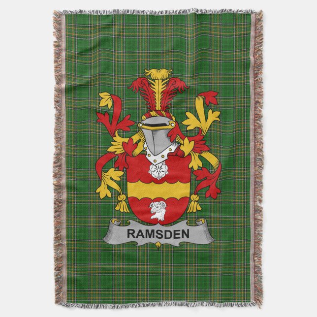 Couverture Armoiries irlandaises de Ramsden Family Crest Irla (devant Vertical)