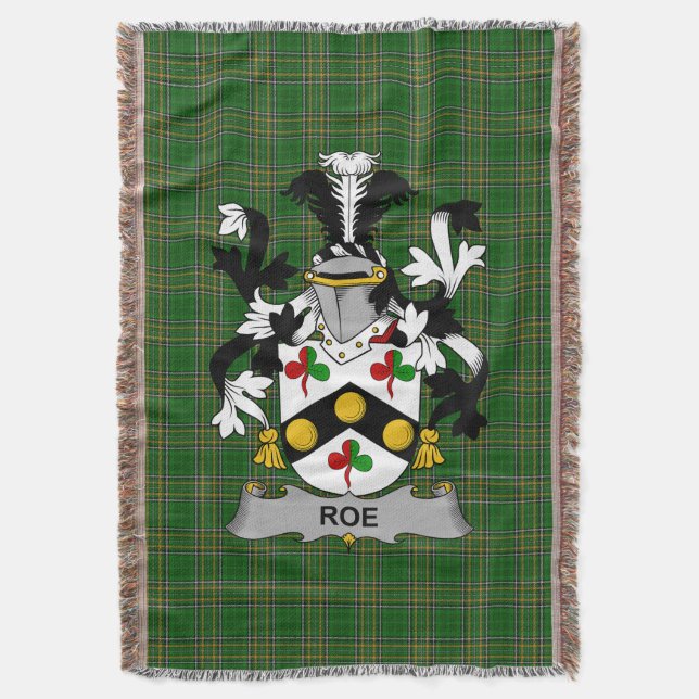 Couverture Armoiries irlandaises de Roe Family Crest Irlande (devant Vertical)