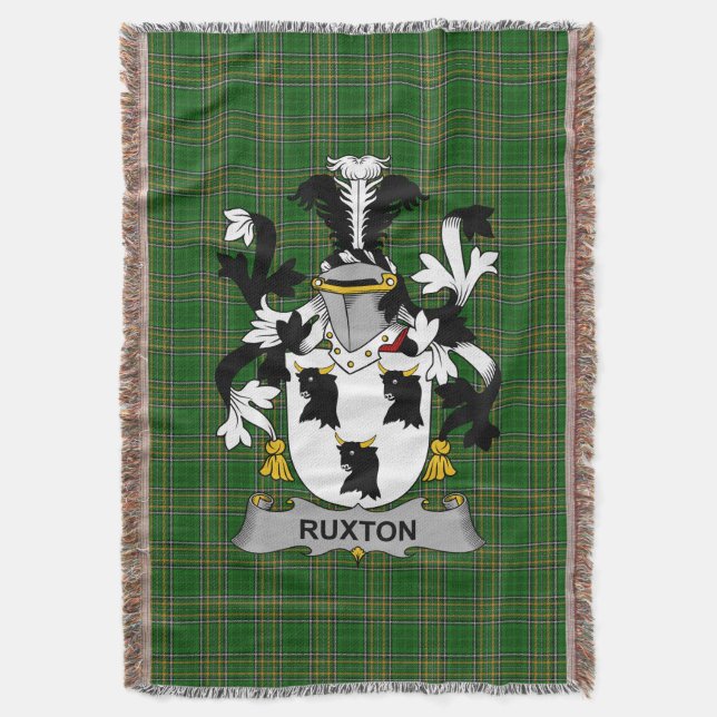 Couverture Armoiries irlandaises de Ruxton Family Crest Irlan (devant Vertical)
