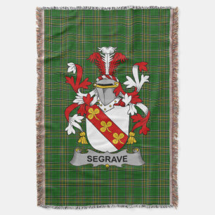 Couverture Armoiries irlandaises de Segrave Family Crest Irla
