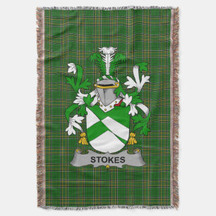 Couverture Armoiries irlandaises de Stokes Family Crest Irlan
