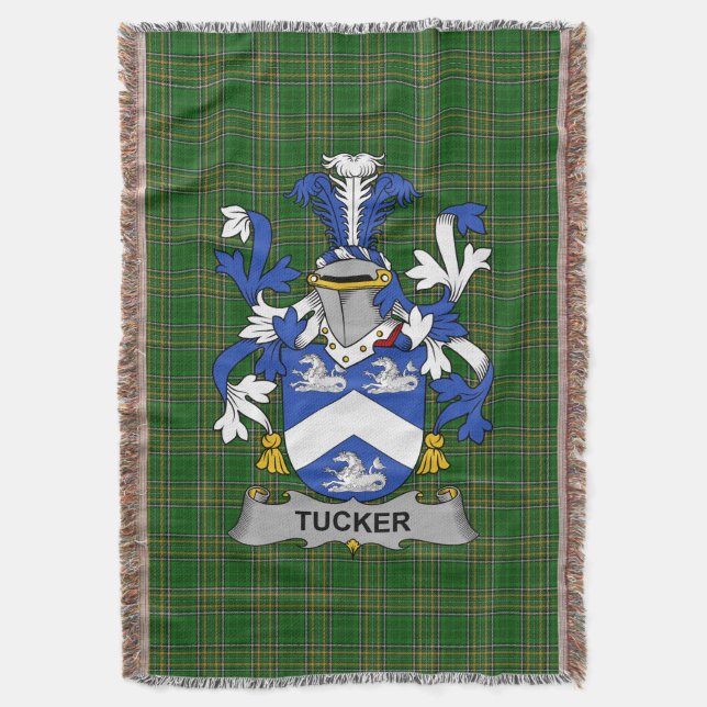 Couverture Armoiries irlandaises de Tucker Family Crest Irlan (devant Vertical)