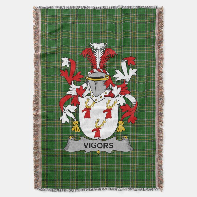 Couverture Armoiries irlandaises de Vigors Famille Crest Irla (devant Vertical)