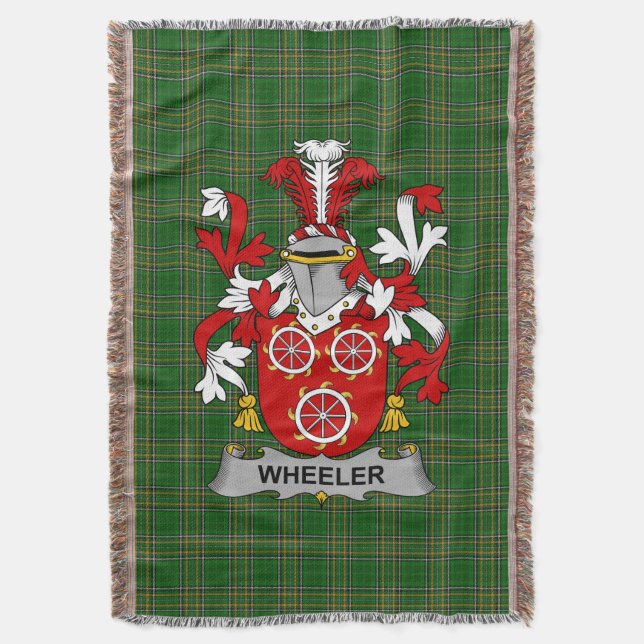 Couverture Armoiries irlandaises de Wheeler Family Crest Irla (devant Vertical)