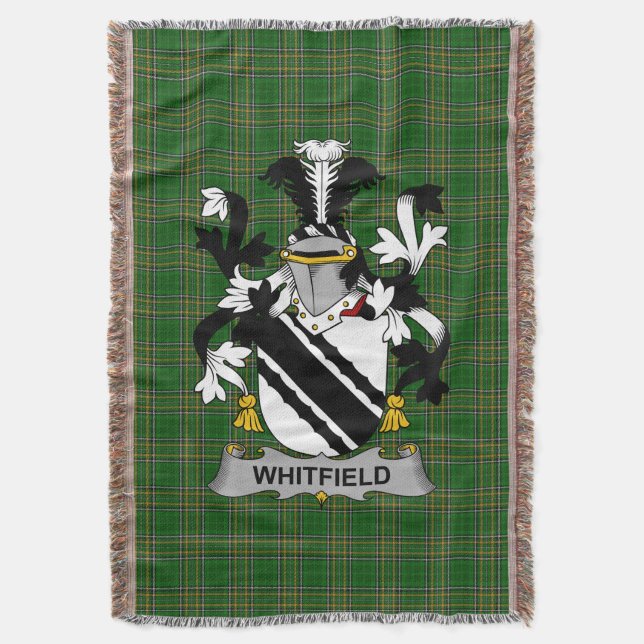 Couverture Armoiries irlandaises de Whitfield Family Crest Ir (devant Vertical)