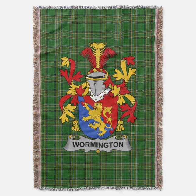 Couverture Armoiries irlandaises de Wormington Family Crest I (devant Vertical)