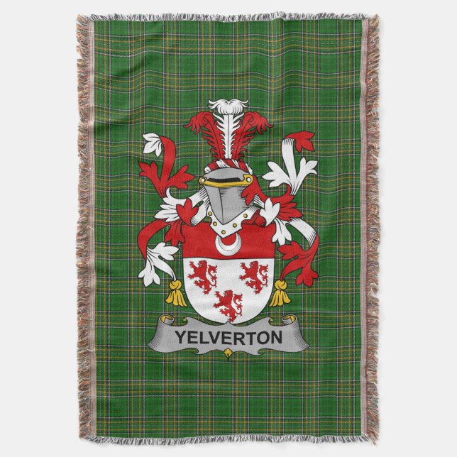 Couverture Armoiries irlandaises de Yelverton Famille Crest I (devant Vertical)