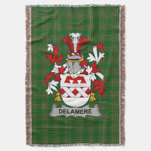 Couverture Armoiries irlandaises Delamere Family Crest Irland