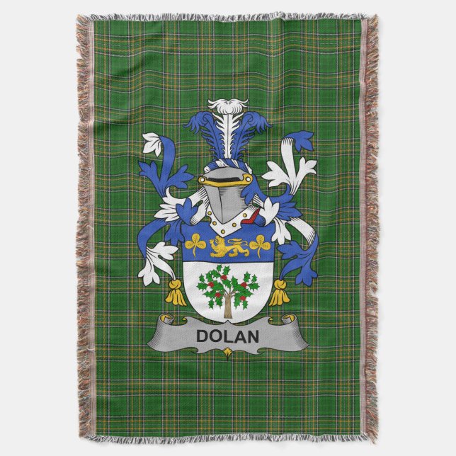 Couverture Armoiries irlandaises Dolan ou O_Dolan Coat de fam (devant Vertical)