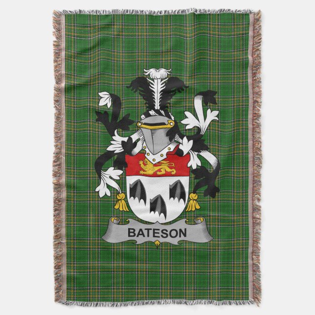 Couverture Armoiries irlandaises en bateson Family Crest Irla (devant Vertical)