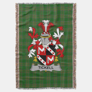 Couverture Armoiries irlandaises en tickell Family Crest Irla