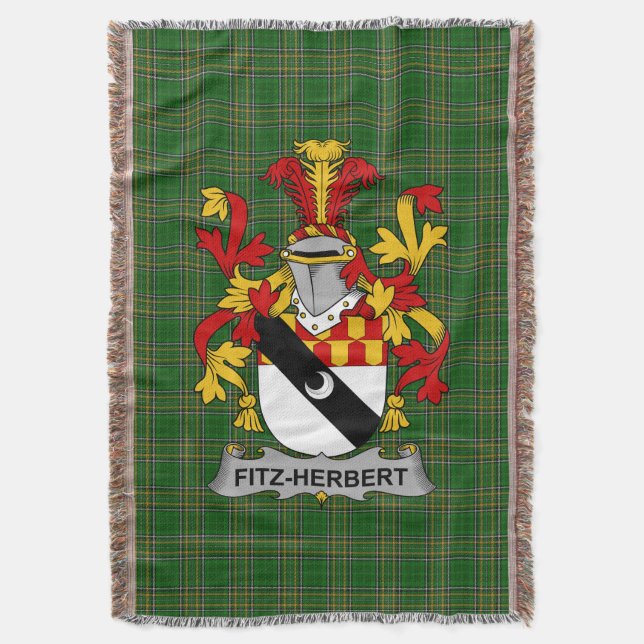 Couverture Armoiries irlandaises Fitz-Herbert Armoiries de la (devant Vertical)