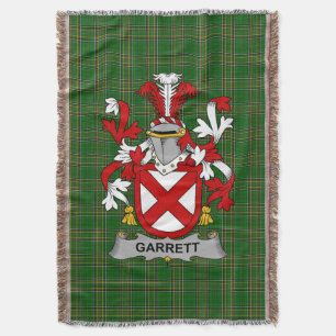 Couverture Armoiries irlandaises Garrett Family Crest Irlande