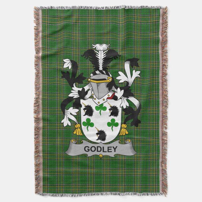 Couverture Armoiries irlandaises Godley Family Crest Irlande (devant Vertical)