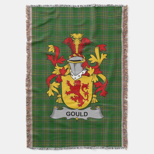 Couverture Armoiries irlandaises Gould Family Crest Irlande (devant Vertical)