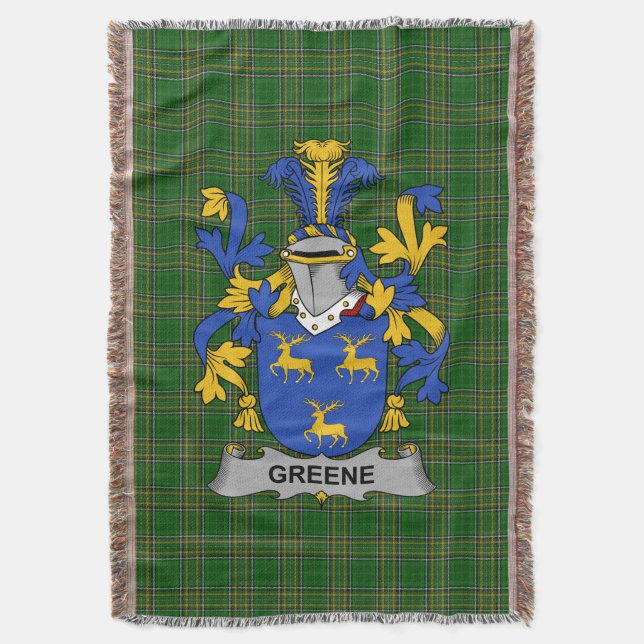 Couverture Armoiries irlandaises grecques Family Crest Irland (devant Vertical)
