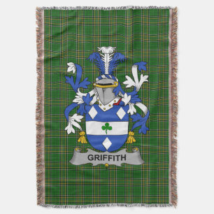 Couverture Armoiries irlandaises Griffith Family Crest Irland